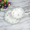 Ceramic coffee cup hand-painted gold bone china style coffee Bulk cup and saucer