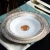 Import Ceramic luxury gold dishes 8inch 10inch porcelain plates from China