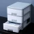 Import Cheap Hot Sale Top Quality Drawer Type Plastic Cabinet Three Layers Desktop Office Storage Box from China