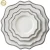 Import Cheap price gold rim dinnerware ceramic  dinner plate set from China
