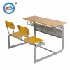 Cheap school desk and chair college school furniture set student study table chair wholesale