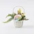 Import Cheaper custom roses gift home decoration soap flowers in basket from China