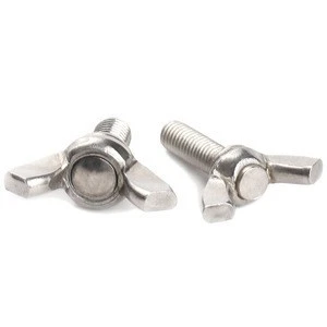 cheapest price M15 size folding wing bolts hardware butterfly bolt and nut anti-loose fastener
