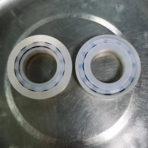 chemical corrosion resistant polyvinylidene difluoride pvdf 7900 7000 2rs plastic angular contact ball bearing