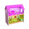 Child Pretend Wooden pretty beauty Doll House miniature furniture Toy for sale With Furnitures
