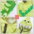 Import Child raincoat for kids hooded raincoat waterproof little dinosaur printing green jumpsuit with reflective strip from China