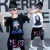 Import Children&#039;s clothing boy short-sleeved suit 2019 summer new fashion hip-hop street dance performance clothing big boy sportswear from China
