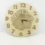 Import China laser cut wood watch wall clock from China