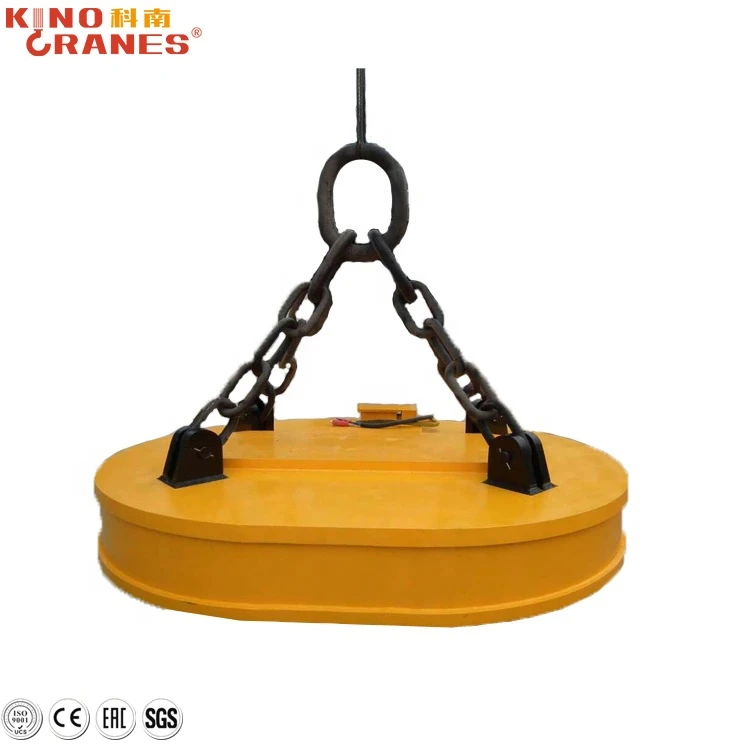 China Manufacturer Crane Material Handling Electromagnet
