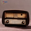 China new innovative product clothing shop bar window decoration shooting props industrial vintage resin radio model