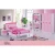 Import China Pink Girls Wood Bedroom Furniture from China