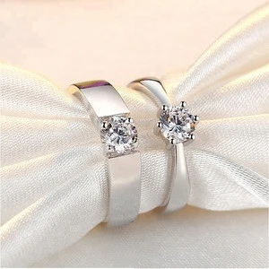China Wholesale 925 Silver Ring Wedding Band Jewelry Sets