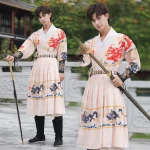 Chinese Ancient Costumes Ming Dynasty Clothes Jin Yiwei Printing Hanfu Chinese Traditional Hanfu men