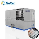 Chinese factory 3 tons cube ice machinery with compressor for ice plant Koller CV3000