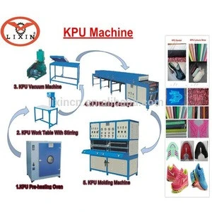 Chinese KPU plastic shoe cover moulding machine