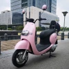 Chinese Manufacture Small 800w 48V20AH Other Moped Scooter Electric Motorcycle For Pink