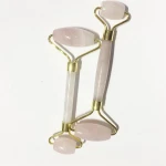 Chinese Massage Jade Roller rose quartz guasha beauty tools for Facial lift and anti-aging
