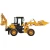 Import Chinese mini 4x4 front end backhoe loader for sale with price telescopic wheel with hydraulic front backhoe loader price from China