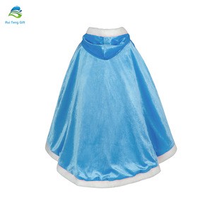 Christmas Party Dress Up Princess Hooded Cape Cloak Costume for Girls Dress Up 2-12 Years