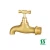 Import Chrome Plating Cast Brass Stop Bibcock with T-handle water tap garden faucet SSF-60010 from China