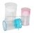 Import Clear Cylinder Bag For Cosmetic Gift Packing Plastic Zipper Round PVC Bag from China