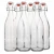 Import Clear Glass Bottle with Stopper Glass Drinking Bottles for Beverage and Juice Water Bottle from China