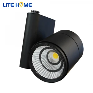 COB downlight power 45w black white aluminum for supermarket hotel home closing stores 120lm/w 50Khrs 5 years warranty