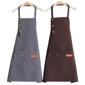 Coffee Shop Restaurant Leather Apron Men &amp; Women Custom Plus Logo Apron