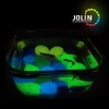 color glowing glow in the dark stone for fish tank	glow in the dark landscape rocks blue stone pebbles