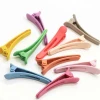 Colorful 100Pcs Plastic Single Prong Salon Hairpins Hair Clips Diy Alligator For Care Styling Tools
