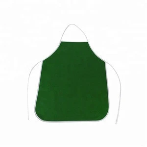 Colorful different size non woven material kids disposable kitchen apron for promotions with custom logo