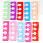 Colorful Disposable Silicone Cute Eva Finger Toe Separators For Nail Art Beauty