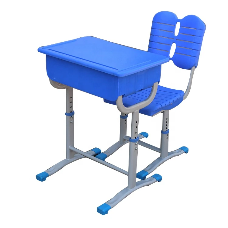 Colorful education comfortable adjustable school student desks and chairs