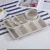 Import Colorful Wheat Straw Divided Plastic Plates with Soup Bowl Cutlery Set from China