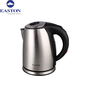 Commercial hotel guest room 1.0L 1500w Big capacity spare part stainless steel hot water home Electric Kettles welcome tray set