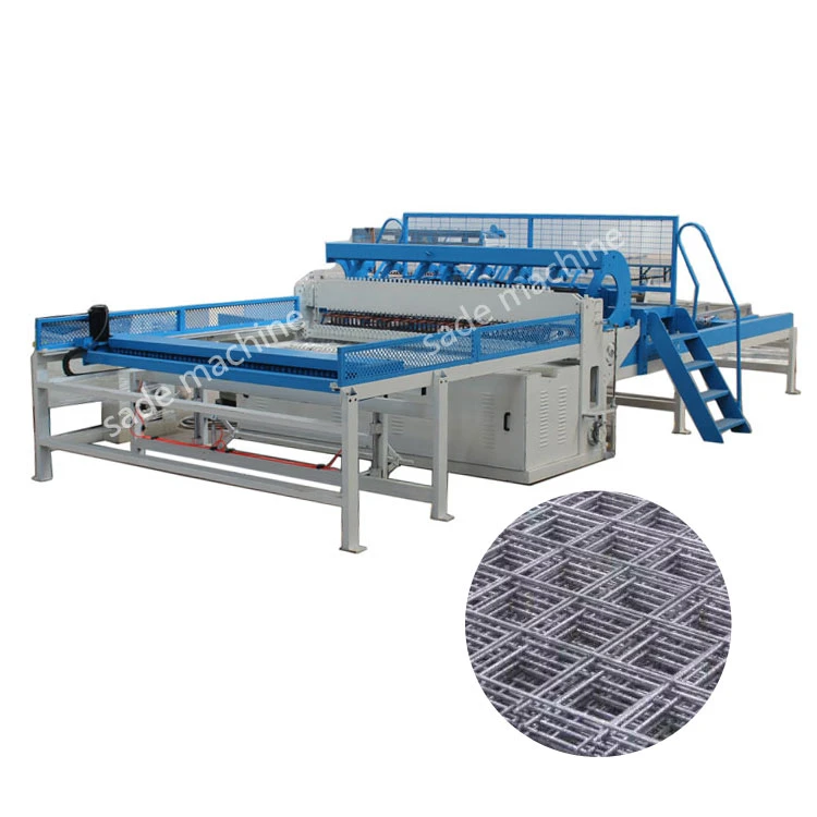 Concrete Reinforcing open hole Wire Mesh Panel Automatic Steel Roll Fence Welding Machine