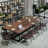Conference Table And Chairs For Office Furniture Room Modern Top Edge Pvc Wood Item Wooden Style