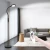 Contemporary aluminum elegant simple lighting stand metal hotel living room modern led floor lamp