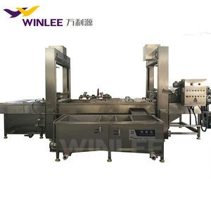 Continuous cooking equipment meat food processing machine