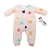 Import Coral Fleece Colorful Baby Girls Clothes Autumn Winter Baby Wear Romper With Snap Crotch Bodysuit One-Piece Pajamas from China