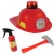 Import Costume Cosplay Pretend Toy 3pcs Set Fireman Kid Toys Kit included America Firefighter Helmet Fire Extinguisher Axe from China