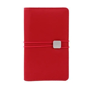 Cover Custom filler papers gift set PU notebook with powerbank