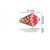 Import Creative Design Personalized Ice Cream Shape Modern Snack Fruit Plate Ceramic Serving Plates from China
