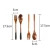 Import Creative Handmade Natural Nanmu Wood   Spoon  Fork Flatware Set from China