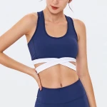 Cross sports underwear women's yoga vest network bra quick dry fitness yoga bra