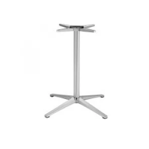 Cross table base furniture direct tube square table base with aluminum leg