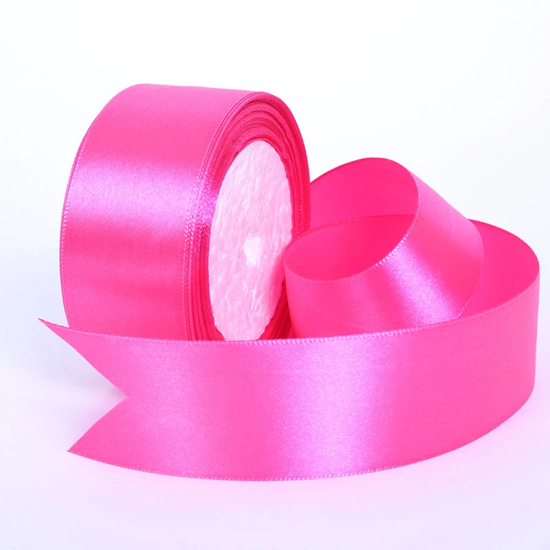 CSFY Factory wholesale  40mm Satin Ribbon Solid Color Satin Ribbon Bows