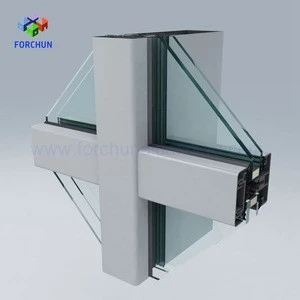 Curtain Wall Aluminum Alloy Profiles for Building