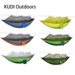 Custom 210t/70d Parachute Nylon Camping Mosquito Net Hammock Portable Outdoor Camping Hammock