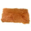 Custom Color Cushion Neck Warmer Use Genuine Animal Lamb Fur Tibet Sheep Fur Rug